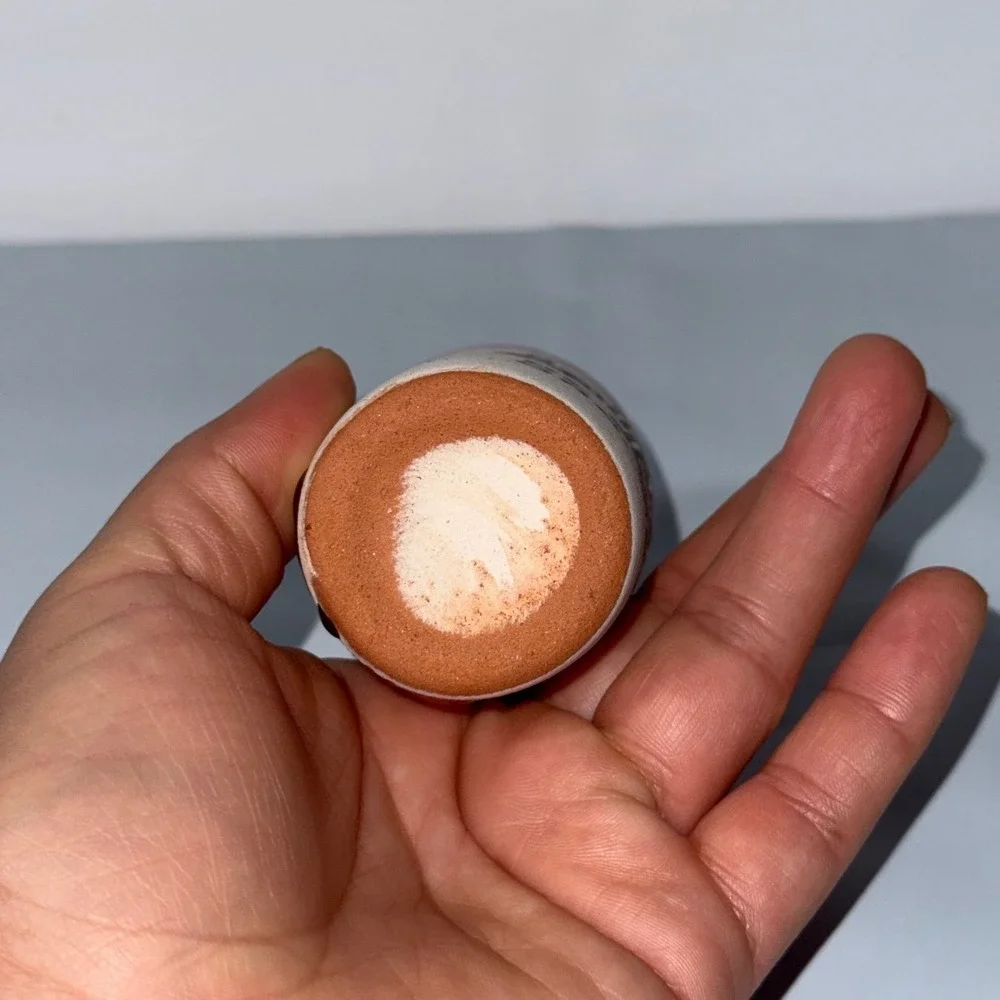 Ceramic Shot Glass Souvenir Hand Painted Pottery Jalpan de Serra Qro.